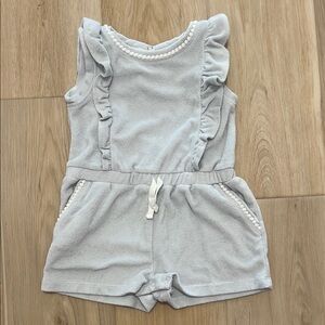 Toddler swim cover up romper